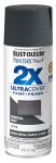Rust-Oleum 350373 Painter's Touch 2X Ultra Cover Spray Paint, 12 oz, Satin Charcoal Gray