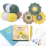 XANGNIER Crochet Beginners Kit,Crochet Starter Kit with Step-by-Step Video Tutorials and Yarns,Hook,Accessories,Learn to Crochet Beginners Kits for Adults and Kid,DIY Arts,Crafts Knitting Supplies