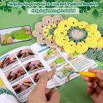 XANGNIER Crochet Beginners Kit,Crochet Starter Kit with Step-by-Step Video Tutorials and Yarns,Hook,Accessories,Learn to Crochet Beginners Kits for Adults and Kid,DIY Arts,Crafts Knitting Supplies