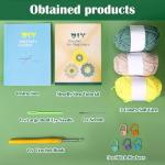 XANGNIER Crochet Beginners Kit,Crochet Starter Kit with Step-by-Step Video Tutorials and Yarns,Hook,Accessories,Learn to Crochet Beginners Kits for Adults and Kid,DIY Arts,Crafts Knitting Supplies