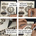 Floral Leafy Swirls Chipboard Embellishments - 5.5X6 Inches