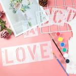 Reusable 2" Letter Stencils Kit for DIY Scrapbooking