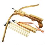Adventure Awaits! - Handmade Wood Toy Crossbow Set - 10 Wood Arrows and a Quiver - for Outdoor Play