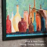 PHOENIX Oil Paint Set, 24x12ml/0.4 Fl Oz Tubes, Non-toxic Oil Based Paints for Canvas Crafts, Great Value Art Supplies for Artists, Adults & Beginners