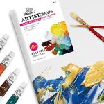 PHOENIX Oil Paint Set, 24x12ml/0.4 Fl Oz Tubes, Non-toxic Oil Based Paints for Canvas Crafts, Great Value Art Supplies for Artists, Adults & Beginners