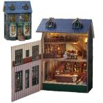 DIY Miniature Wooden Dollhouse Furniture Kit,Mini Handmade Doll House with LED,1:24 Scale Creative Woodcrafts Toys for Adult Friend Lover Birthday Gift (Magic House)