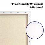 ArtSkills Stretched Canvases for Painting, 11x14 Canvas Painting Supplies for Artists, Blank Canvas Pack, 2-Pack