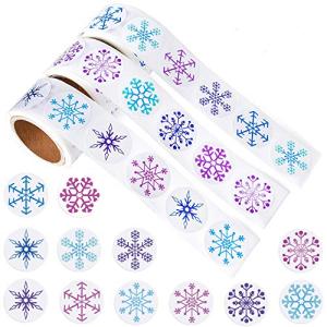 450 Snowflake Stickers - Christmas/Winter Decor/Craft Supplies