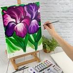 ArtSkills Stretched Canvases for Painting, 11x14 Canvas Painting Supplies for Artists, Blank Canvas Pack, 2-Pack