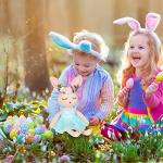 JUSTQUNSEEN Ballerina Doll Handmade Stuffed Animal Bunny Stuffed Animal Bunny Plush Animal Doll, Plush Toy Bunny Stuffed Animals for Girls Easter Stuffed Animal on Birthday Christmas Easter