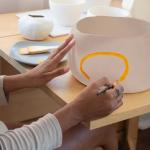 ReArt High Fire Pottery Clay Beige 5LBs Cone 06-10 for Wheel Throwing and Hand Building Pottery Clay for Sculpting All-Purpose Modeling Clay (5LB)