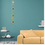 Handmade Natural Raw Gemstone Hanging Ornaments 7 Chakra Crystal Feng Shui Ornaments for Home Decoration Window Decor Crystal