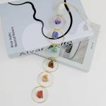 Handmade Natural Raw Gemstone Hanging Ornaments 7 Chakra Crystal Feng Shui Ornaments for Home Decoration Window Decor Crystal