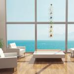 Handmade Natural Raw Gemstone Hanging Ornaments 7 Chakra Crystal Feng Shui Ornaments for Home Decoration Window Decor Crystal