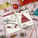 Christmas Plaid Washi Tape with Holiday Patterns - Scrapbooking