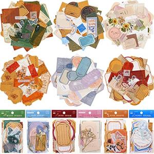 180 Vintage Scrapbook Stickers for DIY Crafts