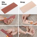 Schaaf Wood Carving Tools 12pc Wood Carving Kit, | Precision Japanese Pen Chisel Set, Beginner Learning Material, Sharpening Supplies | Multipurpose Wood Carving Knives, Linocut Tools (Small Handles)