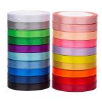 20-Color Satin Ribbon Rolls, Craft & Party Decor