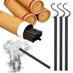 Gueevin 100 Pieces Willow Charcoal Sticks, Willow Charcoal, Soft Black Drawing Charcoal for Sketching and Drawing Art Sketch Artists Supplies, 5.7 Inch in Length, 5-7 mm in Diameter