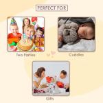 MON AMI Colette The Duck Stuffed Animal – 10”, Soft & Huggable Duck Plush Toy, Fun Adorable Stuffed Toy Gift for Kids of All Ages, Nursery Décor