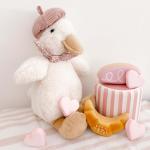 MON AMI Colette The Duck Stuffed Animal – 10”, Soft & Huggable Duck Plush Toy, Fun Adorable Stuffed Toy Gift for Kids of All Ages, Nursery Décor