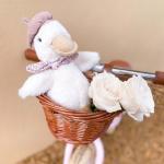 MON AMI Colette The Duck Stuffed Animal – 10”, Soft & Huggable Duck Plush Toy, Fun Adorable Stuffed Toy Gift for Kids of All Ages, Nursery Décor