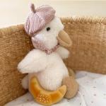 MON AMI Colette The Duck Stuffed Animal – 10”, Soft & Huggable Duck Plush Toy, Fun Adorable Stuffed Toy Gift for Kids of All Ages, Nursery Décor