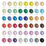 Zenacolor Oil Paint Set 48 x 12mL (0.4Oz) Pack of 48 Tubes of Oil Paints for Canvas Painting