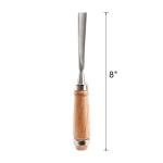 Dicunoy 12 PCS Wood Carving Tools, Gouges Woodworking Chisels, Full Size Wood Carving Knifes for Beginner, Hobbyists, Professionals, Artistic, Gifts for Him, Father's Day