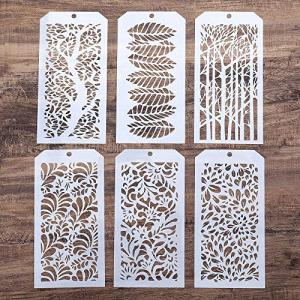 Scrapbooking Stencil Set: Wall and Furniture Decorations (Leaf)