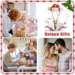 Philodwell Deer Head Wall Decor Sculptures: Handmade Resin Animal Wall Art Pendant Ornaments for Home/Garden/Porch - Unique Housewarming Gifts for Deer Lovers/Women/Men