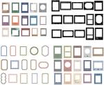 Assorted DIY Decorative Scrapbooking Stickers - 60pcs - 4 Sets