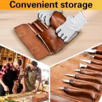 IMYMEE Deluxe Wood Carving Tools-Wood Carving Kit-Wood Carving Knife Set-Wood Whittling Kit for Beginners-Whittling Knife-Wood Carving Tool Set with Genuine Leather Storage Bag