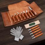 IMYMEE Deluxe Wood Carving Tools-Wood Carving Kit-Wood Carving Knife Set-Wood Whittling Kit for Beginners-Whittling Knife-Wood Carving Tool Set with Genuine Leather Storage Bag