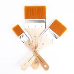 Royal & Langnickel - 3 Pack Golden Taklon Paint Brushes, Assorted Sizes