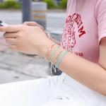 KELITCH Colorful Seed Beads Friendship Bracelets,Boho Bohemian Hippie Necklace,Handmade Jewelry,Gift for Women