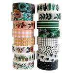 Colorful Washi Tape Set for Scrapbooking & DIY Crafts