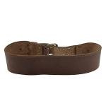 Hide & Drink, Double Prong Weightlifting Belt (3 in. Wide) for Men and Women, Size (31 in. to 38 in.), Functional Fitness, Full Grain Leather, Handmade, Bourbon Brown