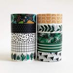 Colorful Washi Tape Set for Scrapbooking & DIY Crafts