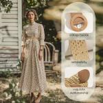 SeptCity Woven Belts for Women, Boho Women's Belts for Dresses and Jeans, Rattan Belts Gift for Birthday Christmas Mother's Day (Khaki with O Ring)