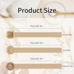 SeptCity Woven Belts for Women, Boho Women's Belts for Dresses and Jeans, Rattan Belts Gift for Birthday Christmas Mother's Day (Khaki with O Ring)