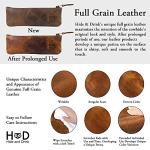 Hide & Drink, Men's Two Row Stitch Leather Belt Handmade :: Bourbon Brown (Size 32)