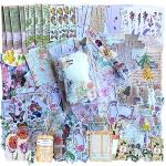 400PCS Vintage Journaling Supplies Pack: Scrapbook Paper Kit