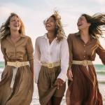 SeptCity Woven Belts for Women, Boho Women's Belts for Dresses and Jeans, Rattan Belts Gift for Birthday Christmas Mother's Day (Khaki with O Ring)