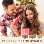 SeptCity Woven Belts for Women, Boho Women's Belts for Dresses and Jeans, Rattan Belts Gift for Birthday Christmas Mother's Day (Khaki with O Ring)