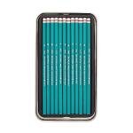 Prismacolor Premier Turquoise Graphite Sketching Pencils, Medium Leads, Adult Coloring, 12 Pack