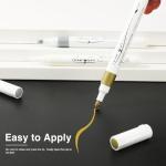 Acrylic Paint Pens Markers,9 Pack Acrylic Markers, 2-3mm Medium Tip, White Gold Silver Paint Pen for Art Projects, Drawing, Rock Painting,Wood, Plastic, Metal, Canvas DIY Crafts