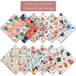 6x6" Scrapbooking Paper Pad: Vintage Decoupage, Journaling Supplies