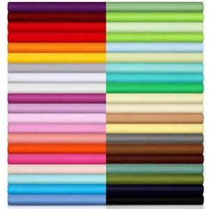 Macarrie 40 Piece Solid Color Fabric Bundles 10 x 10 Inch Multi-Color Fabric Squares Quilting Fabric Patchwork Sewing Craft Precut Fabric Scrap for DIY Sewing Craft (Classic Color)