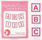 Pink ALPHABITTIES Scrapbooking Labels - 1 Count